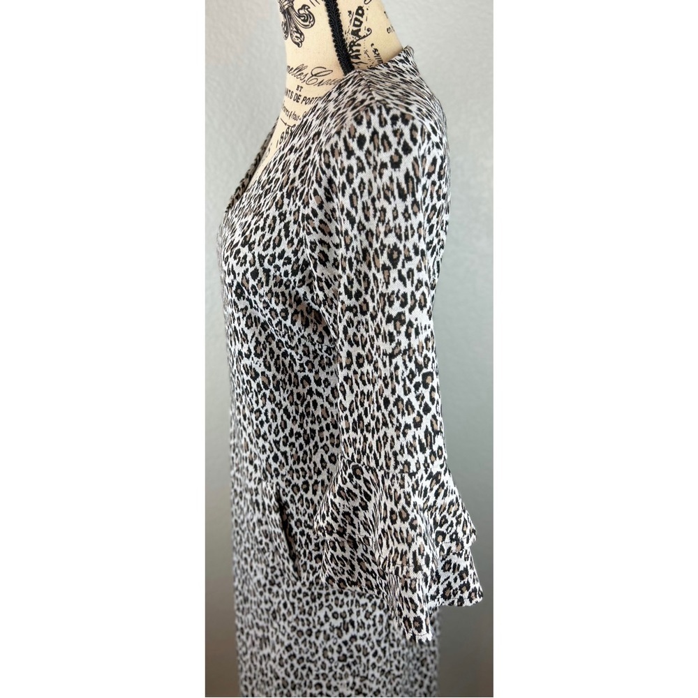 Tyler Boe Heidi Shift Dress with Leipard Print - Picture 4 of 9